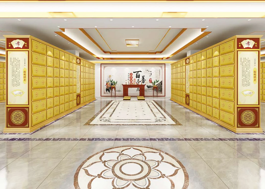 Ano ang mga detalye ng urn storage rack?